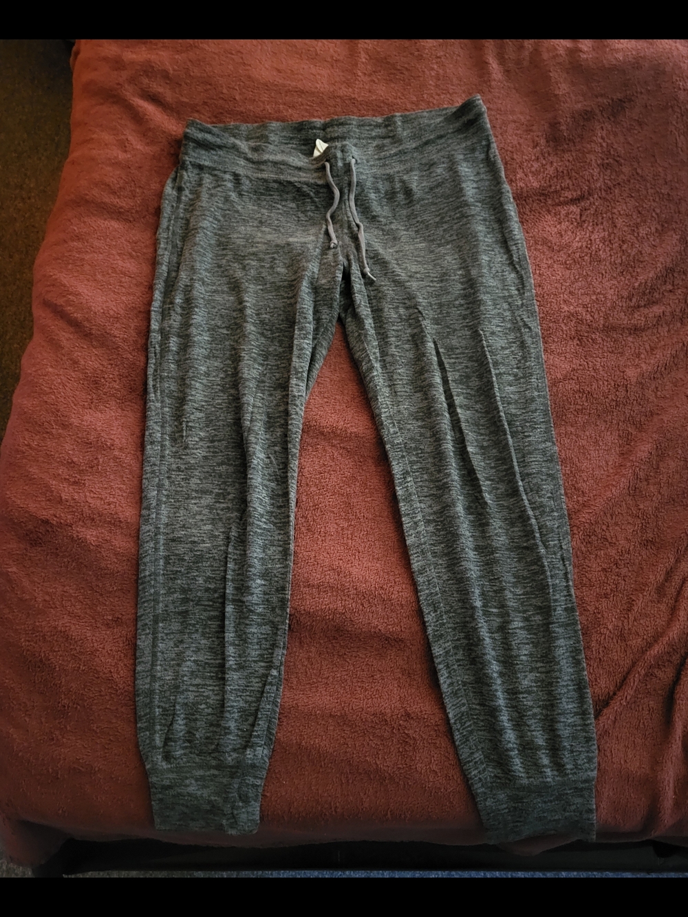 Athletic Works Women's Gray Heather Lounge Jogger Pajama Pants